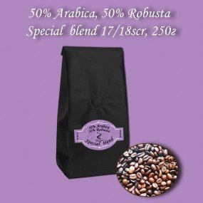 Кава зернова Special blend 50% R.Ch.25% A.S. 25% A.Dji. 17/18scr C.B. 250г